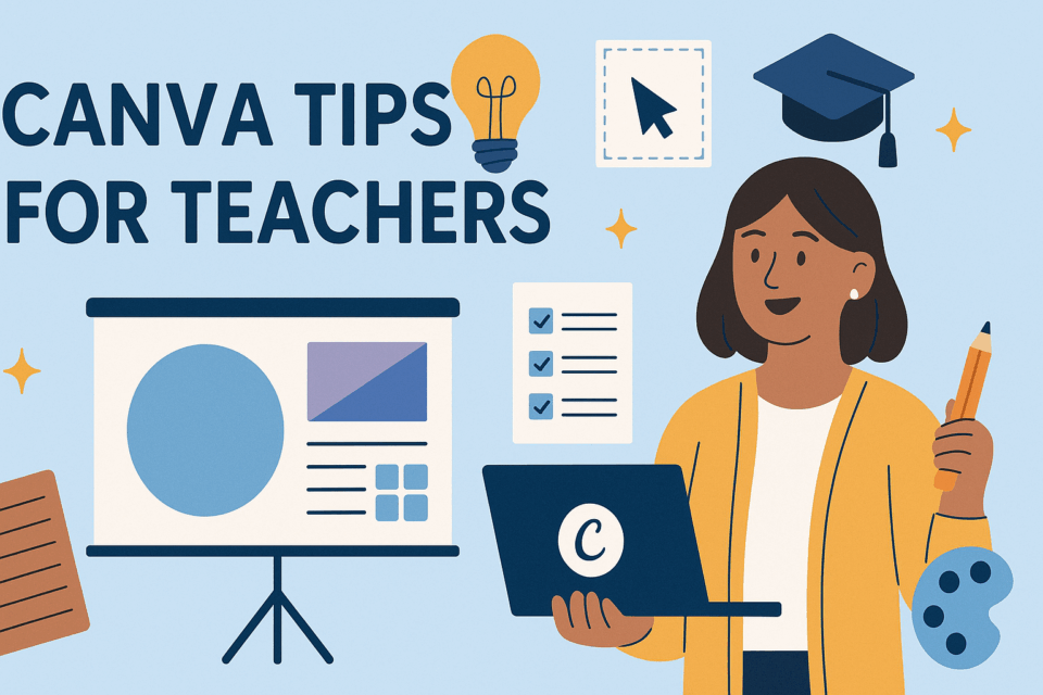 Canva Tips for Teachers - Graphic Design Resource