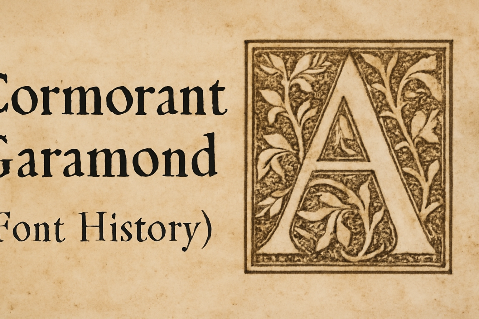 Cormorant Garamond (Font History)