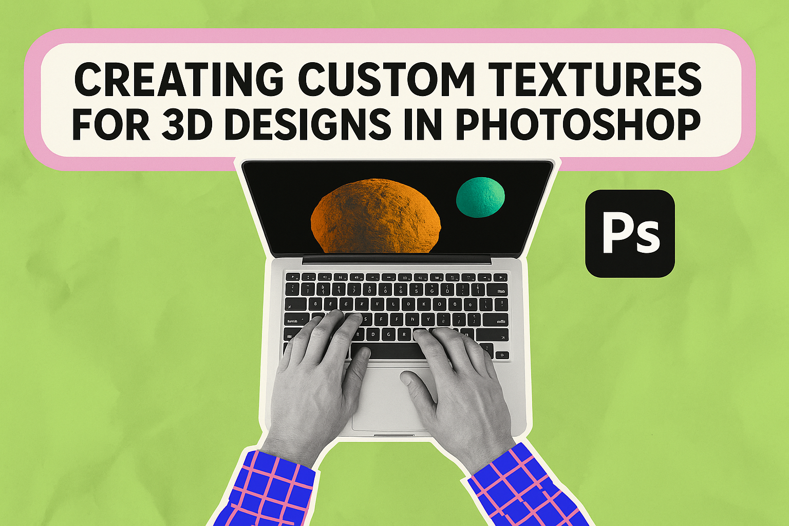 Creating Custom Textures for 3D Designs in Photoshop