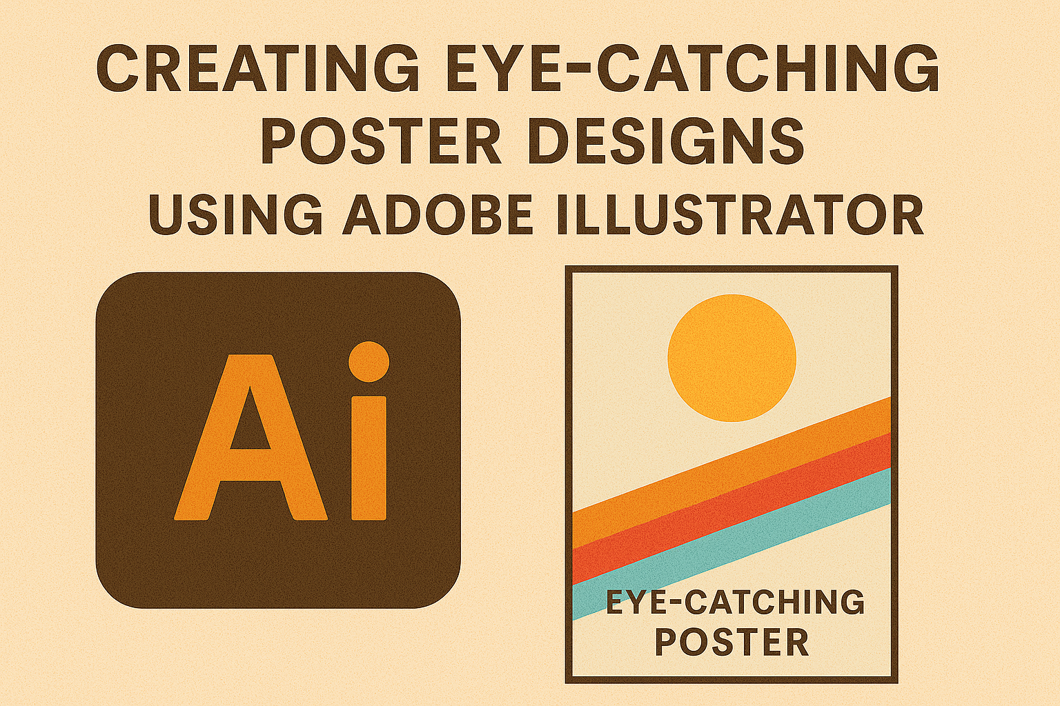 Creating Eye-Catching Poster Designs Using Adobe Illustrator