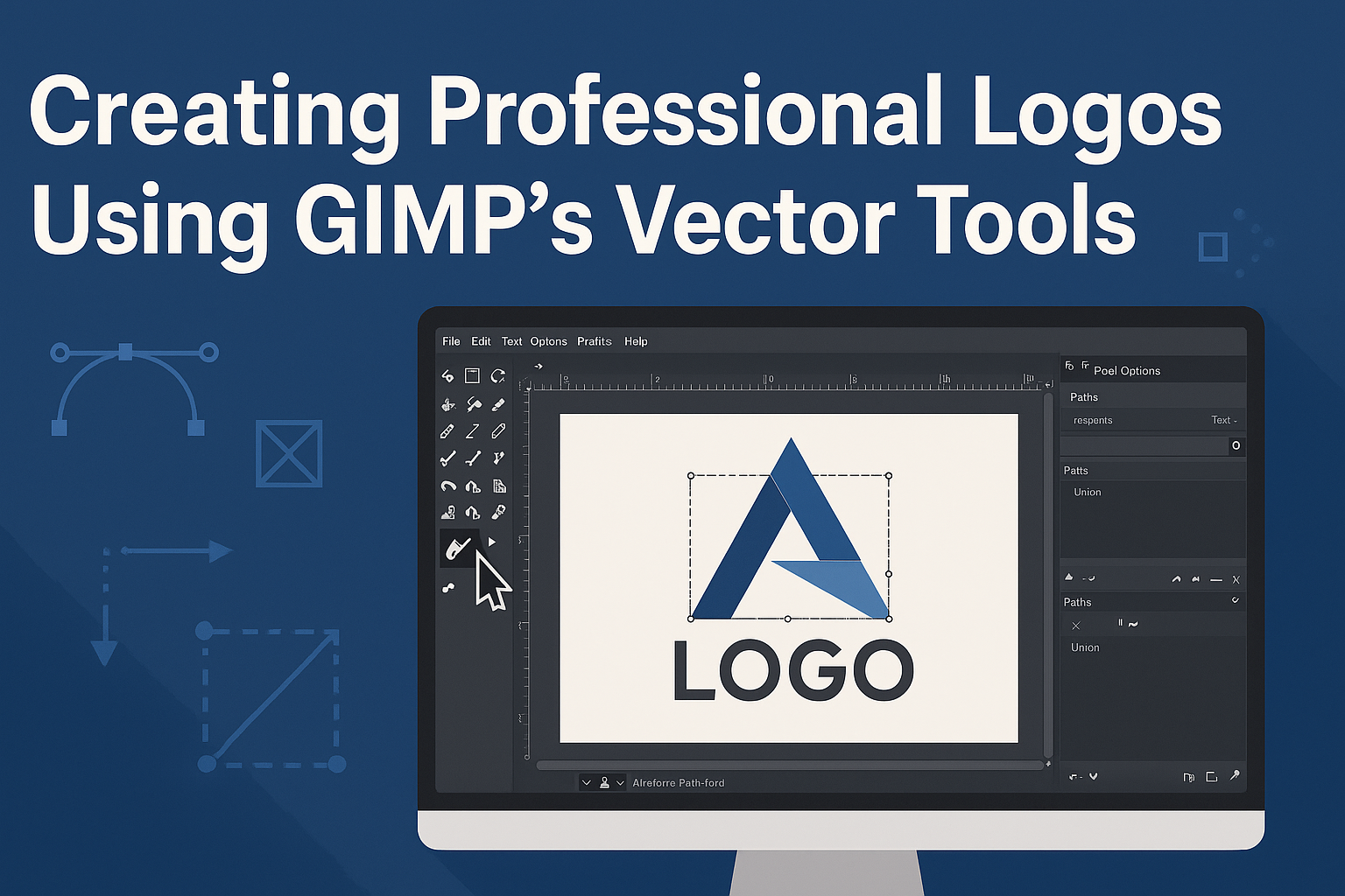 Creating Professional Logos Using GIMP’s Vector Tools