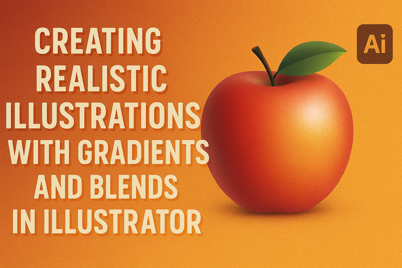 Creating Realistic Illustrations with Gradients and Blends in Illustrator