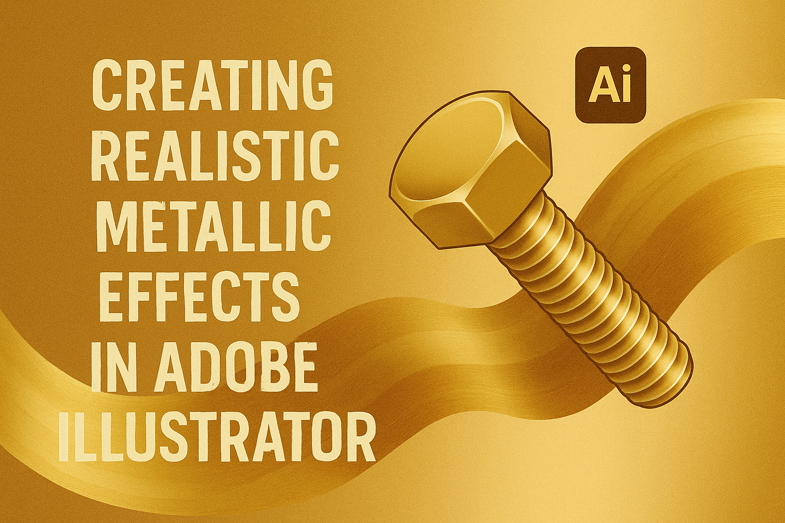 Creating Realistic Metallic Effects in Adobe Illustrator