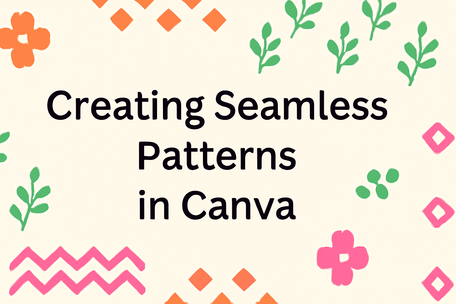Creating Seamless Patterns in Canva