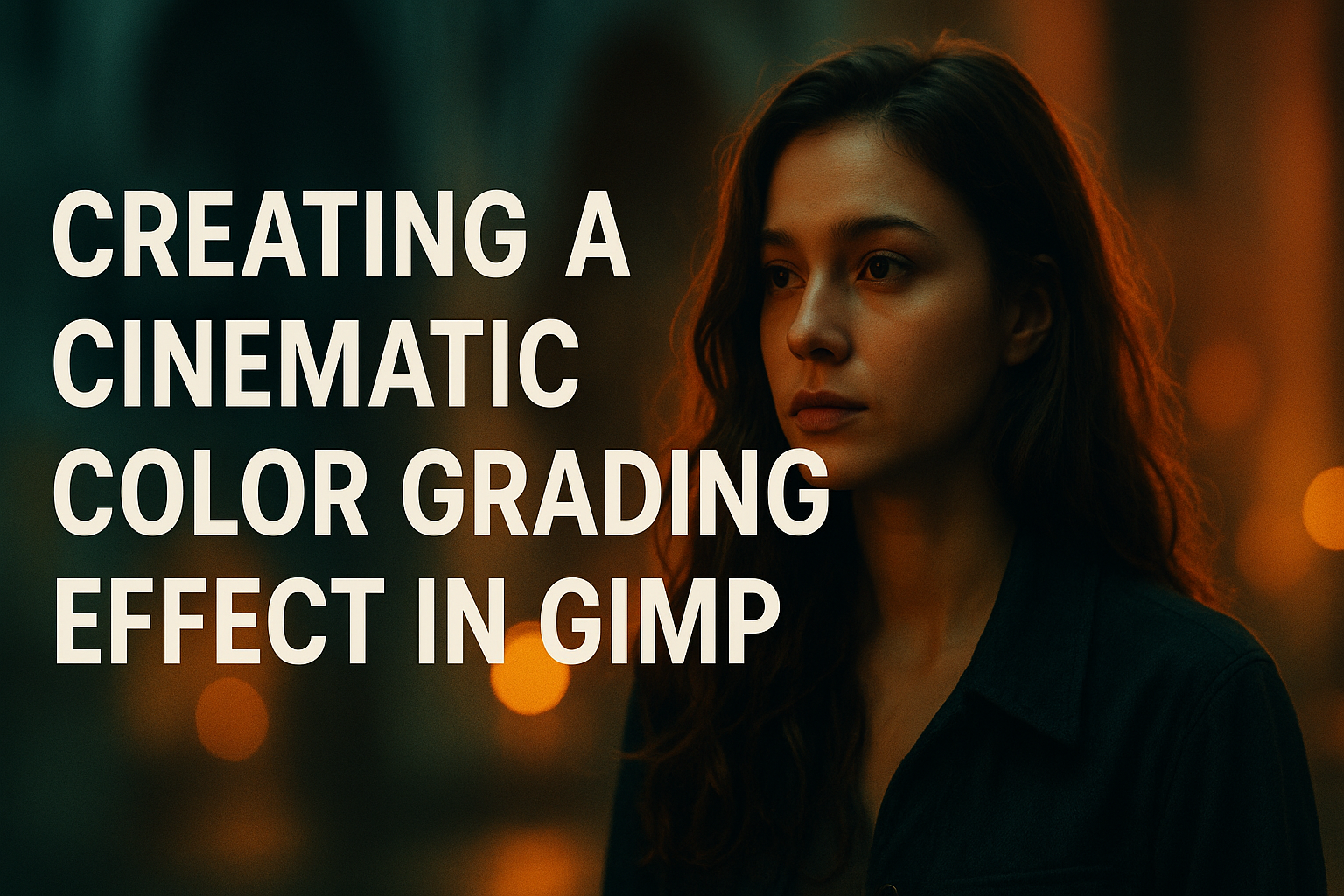 Creating a Cinematic Color Grading Effect in GIMP