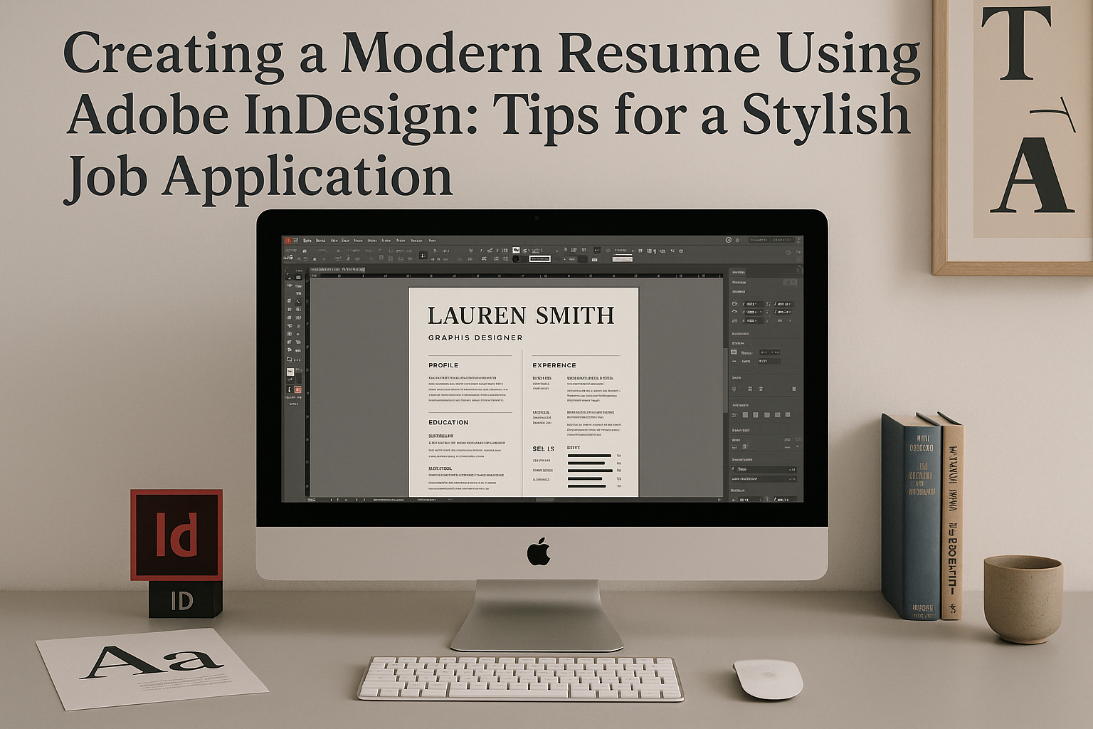 Creating a Modern Resume Using Adobe InDesign: Tips for a Stylish Job Application