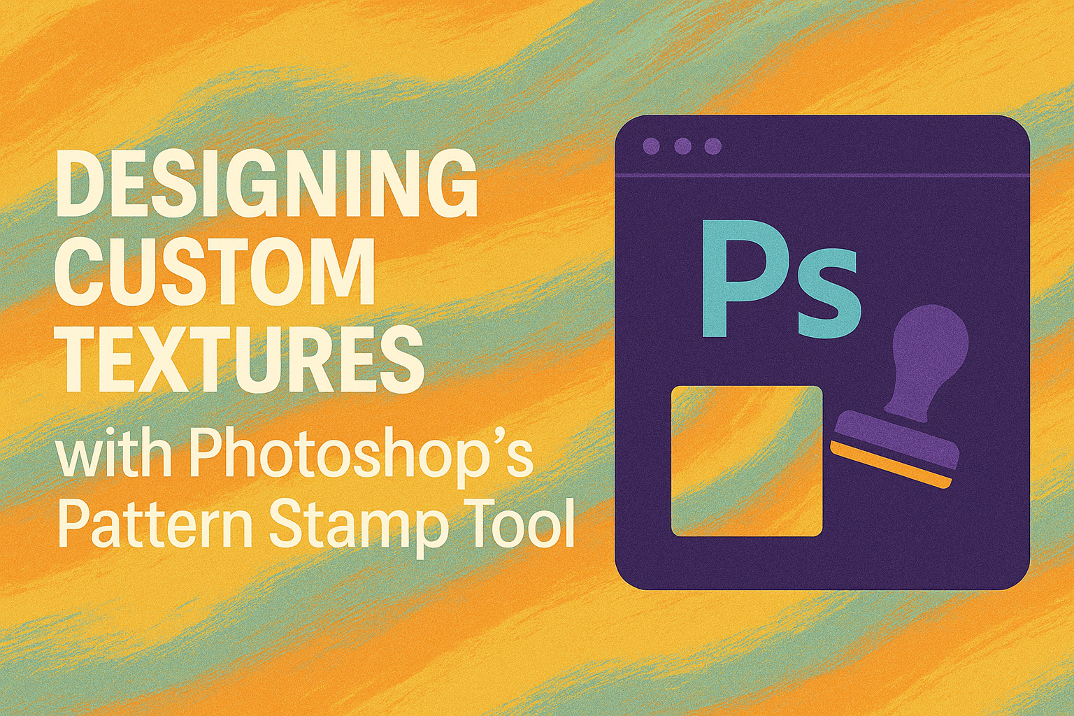 Designing Custom Textures with Photoshop’s Pattern Stamp Tool