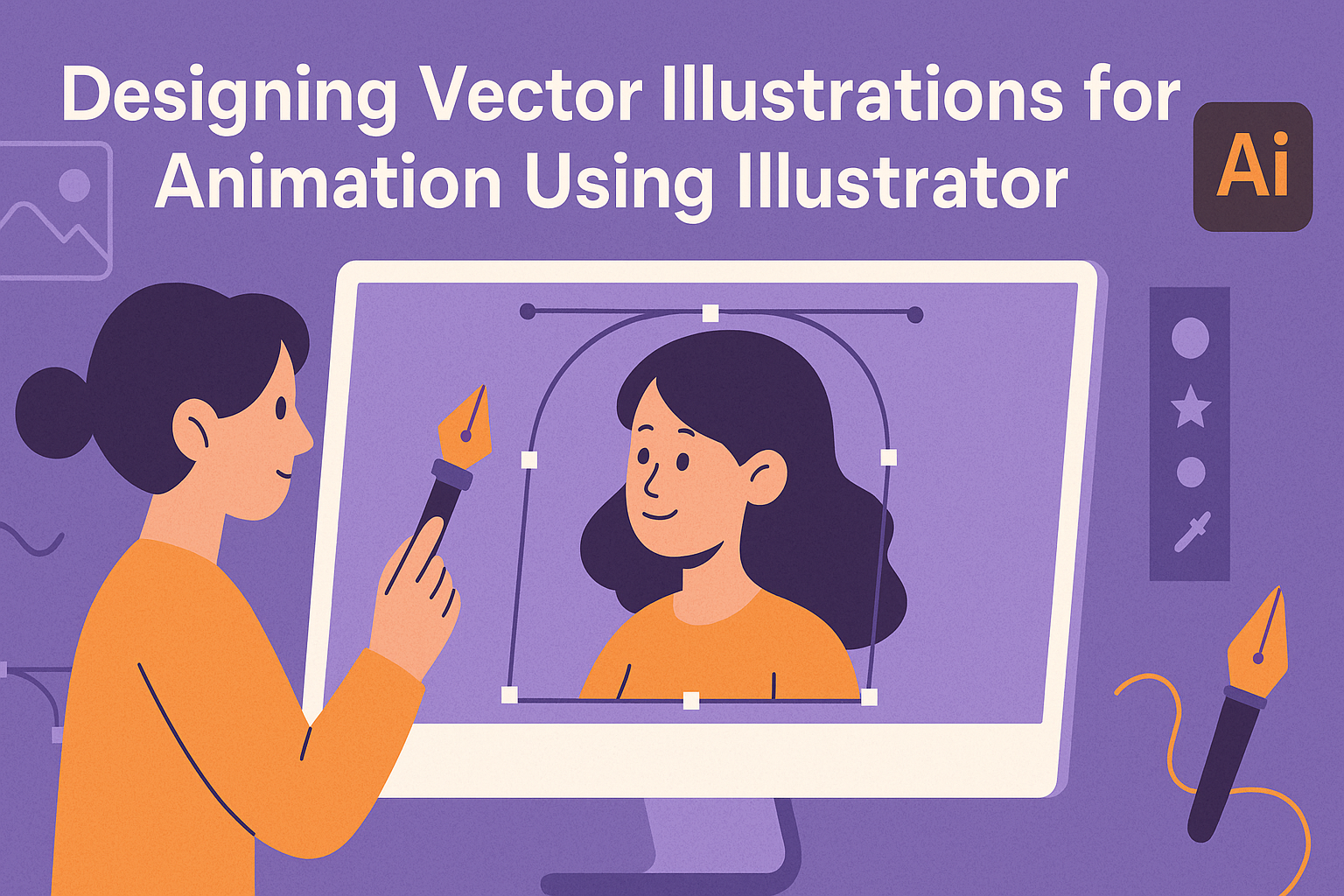 Designing Vector Illustrations for Animation Using Illustrator