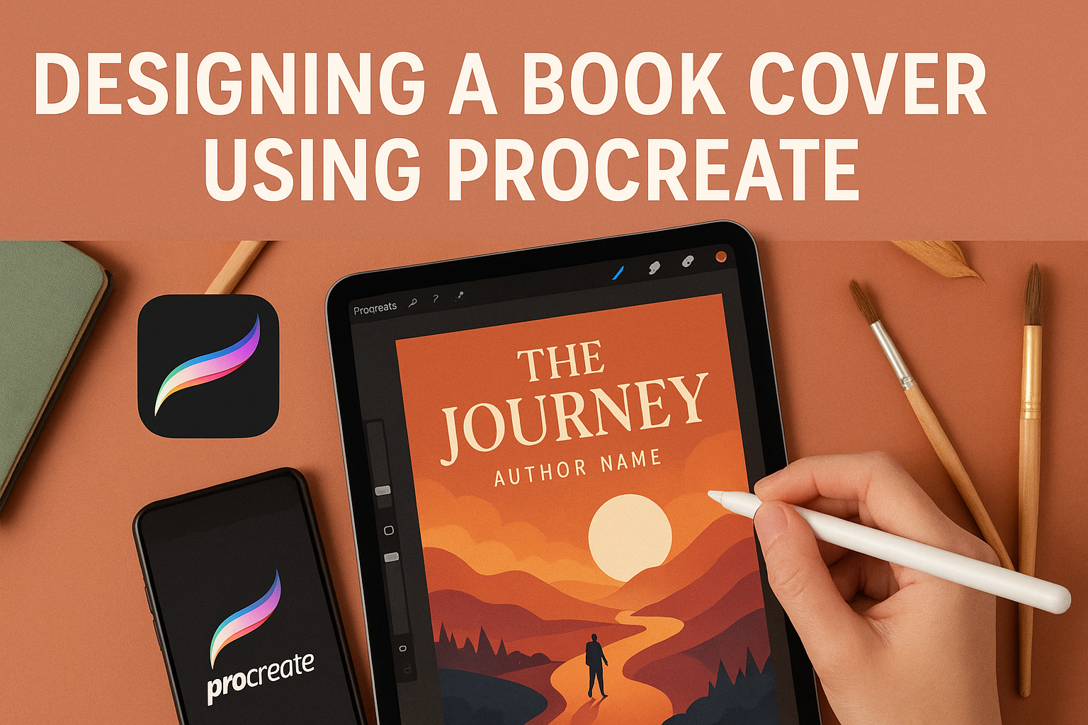 Designing a Book Cover Using Procreate