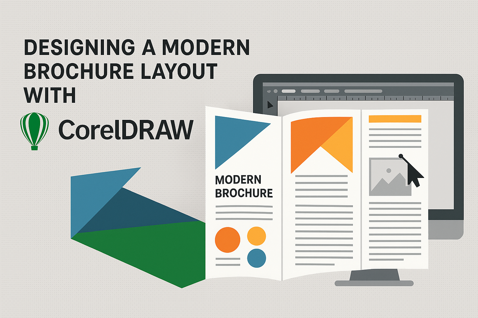 Designing a Modern Brochure Layout with CorelDRAW