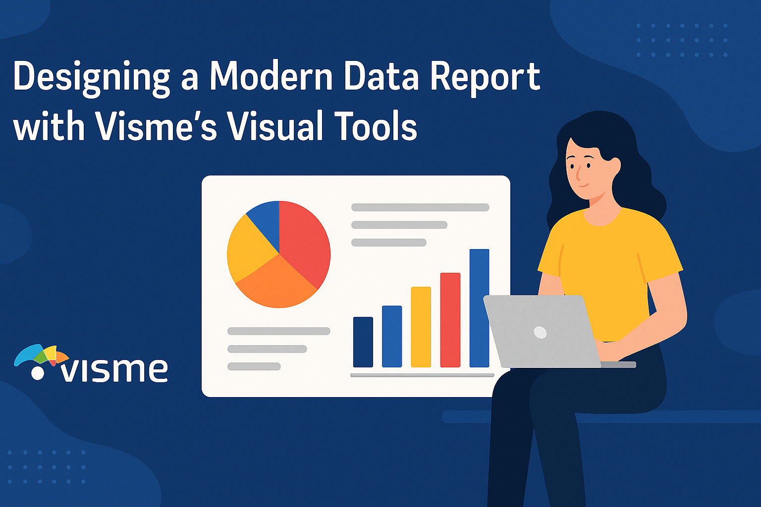 Designing a Modern Data Report with Visme’s Visual Tools
