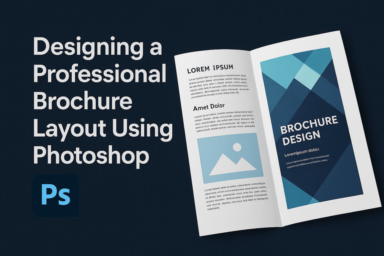 Designing a Professional Brochure Layout Using Photoshop