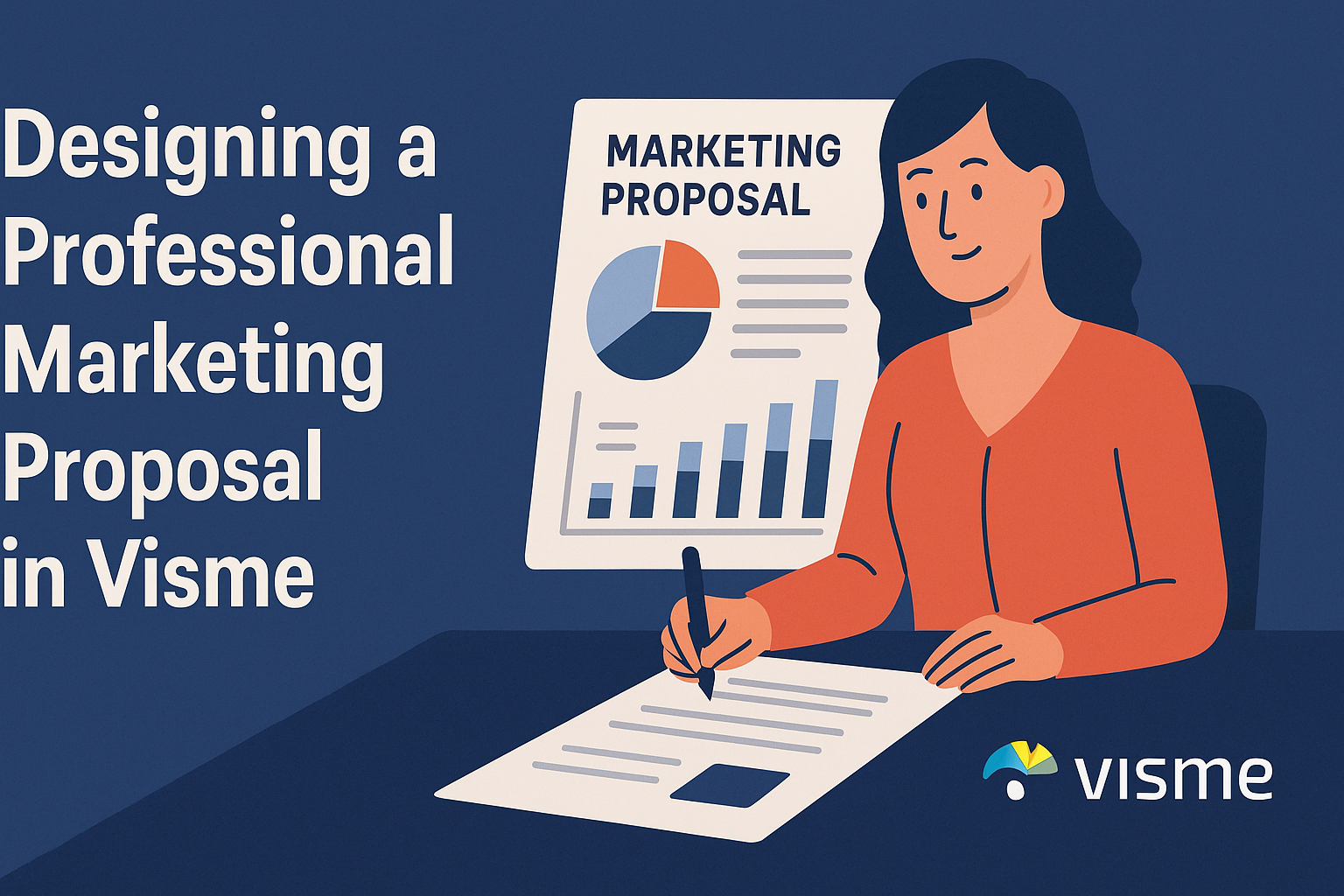 Designing a Professional Marketing Proposal in Visme