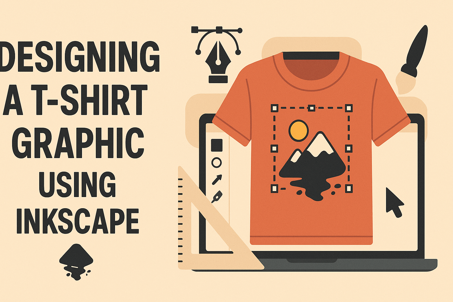 Designing a T-Shirt Graphic Using Inkscape