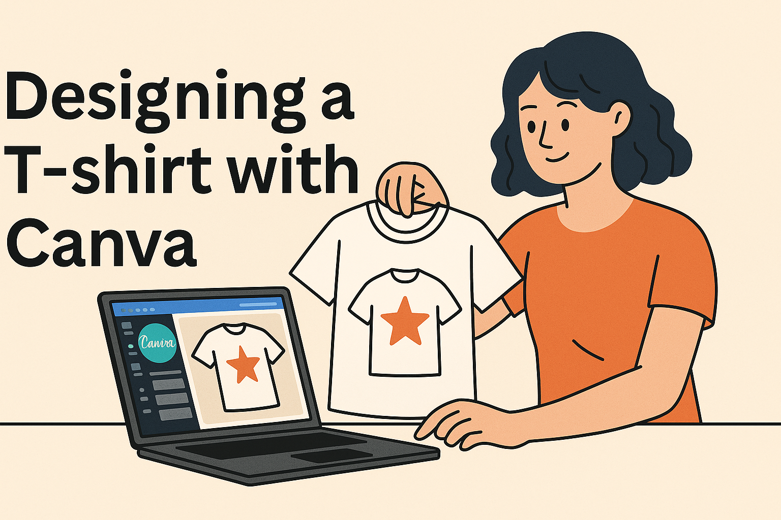 Designing a T-shirt with Canva
