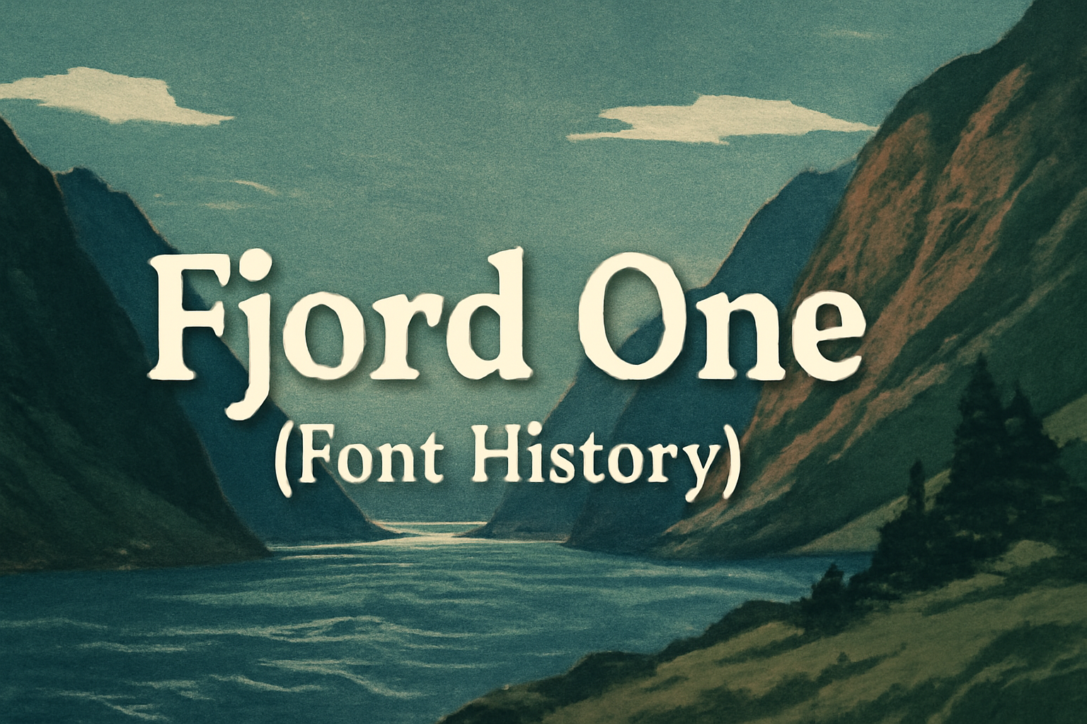 Fjord One (Font History)