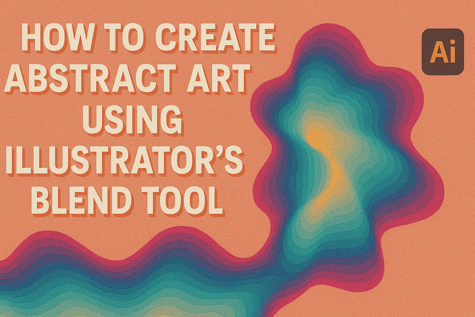 How to Create Abstract Art Using Illustrator’s Blend Tool