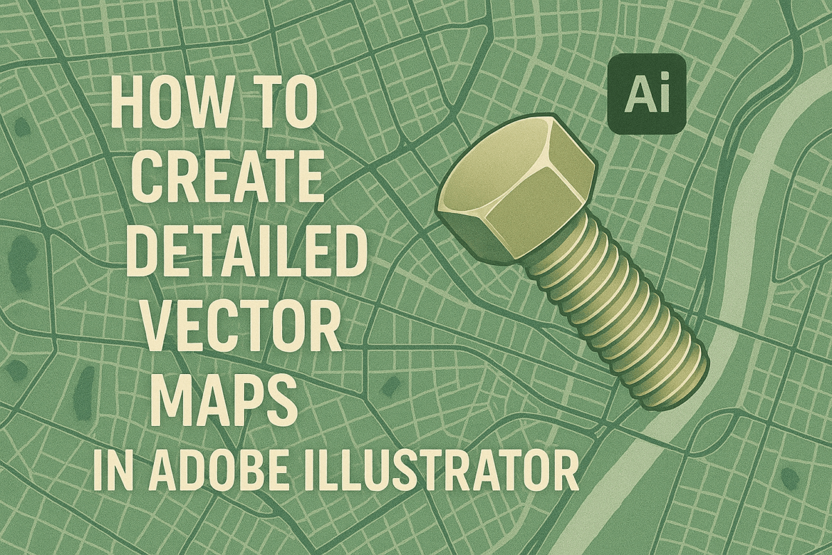 How To Create Detailed Vector Maps In Adobe Illustrator Graphic
