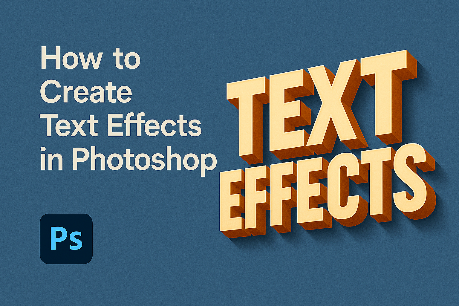 How to Create Text Effects in Photoshop