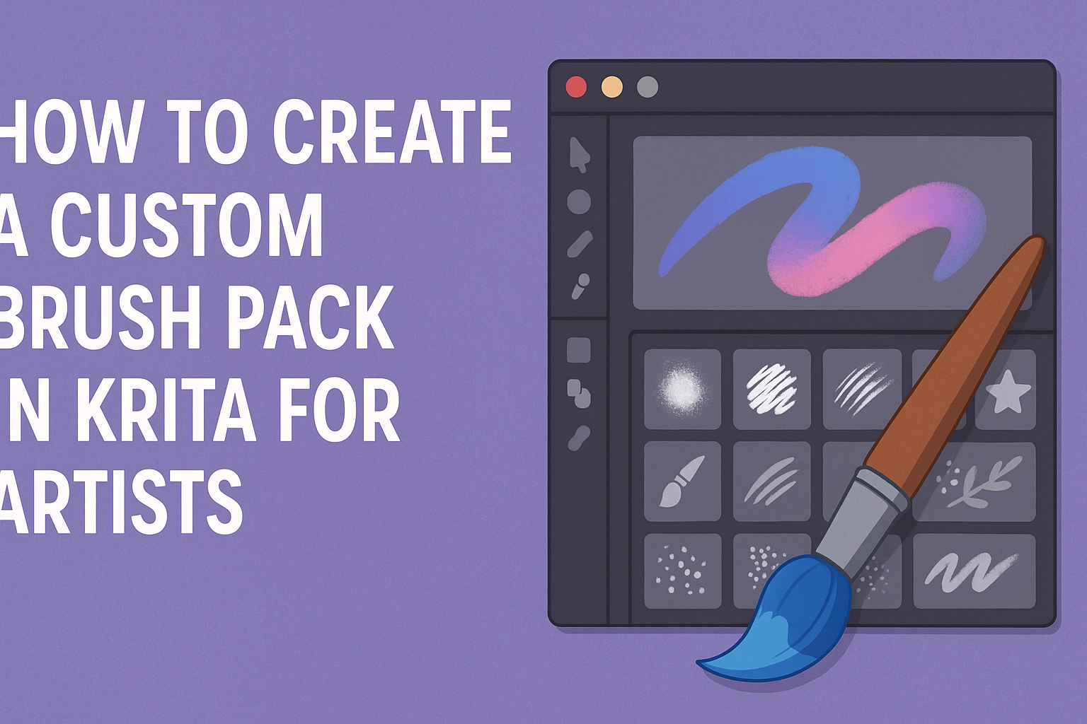 How to Create a Custom Brush Pack in Krita for Artists