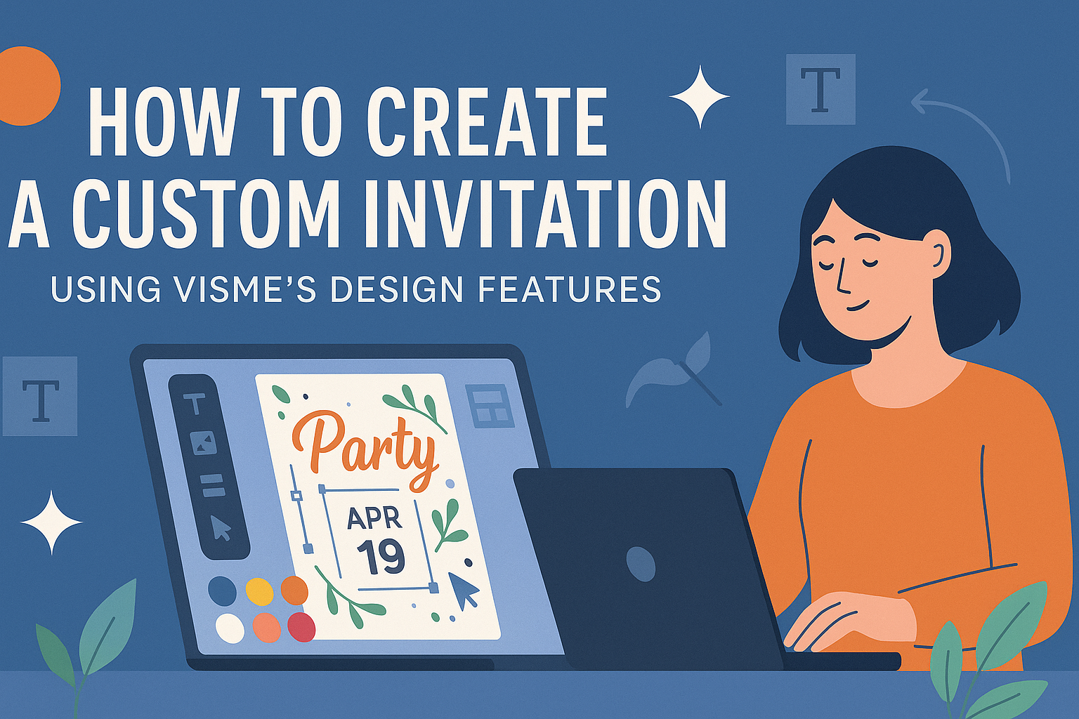 How to Create a Custom Invitation Using Visme’s Design Features