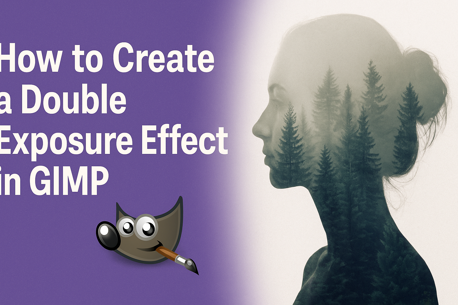 How to Create a Double Exposure Effect in GIMP