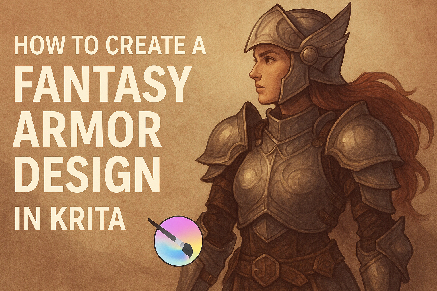 How to Create a Fantasy Armor Design in Krita