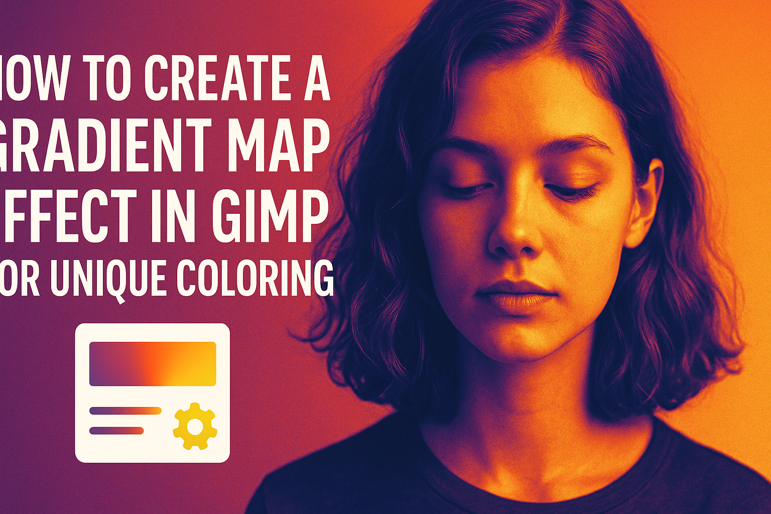 How to Create a Gradient Map Effect in GIMP for Unique Coloring