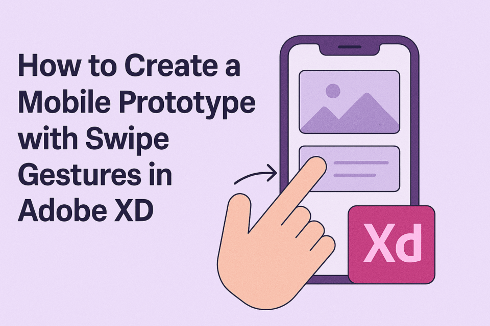 How to Create a Mobile Prototype with Swipe Gestures in Adobe XD ...