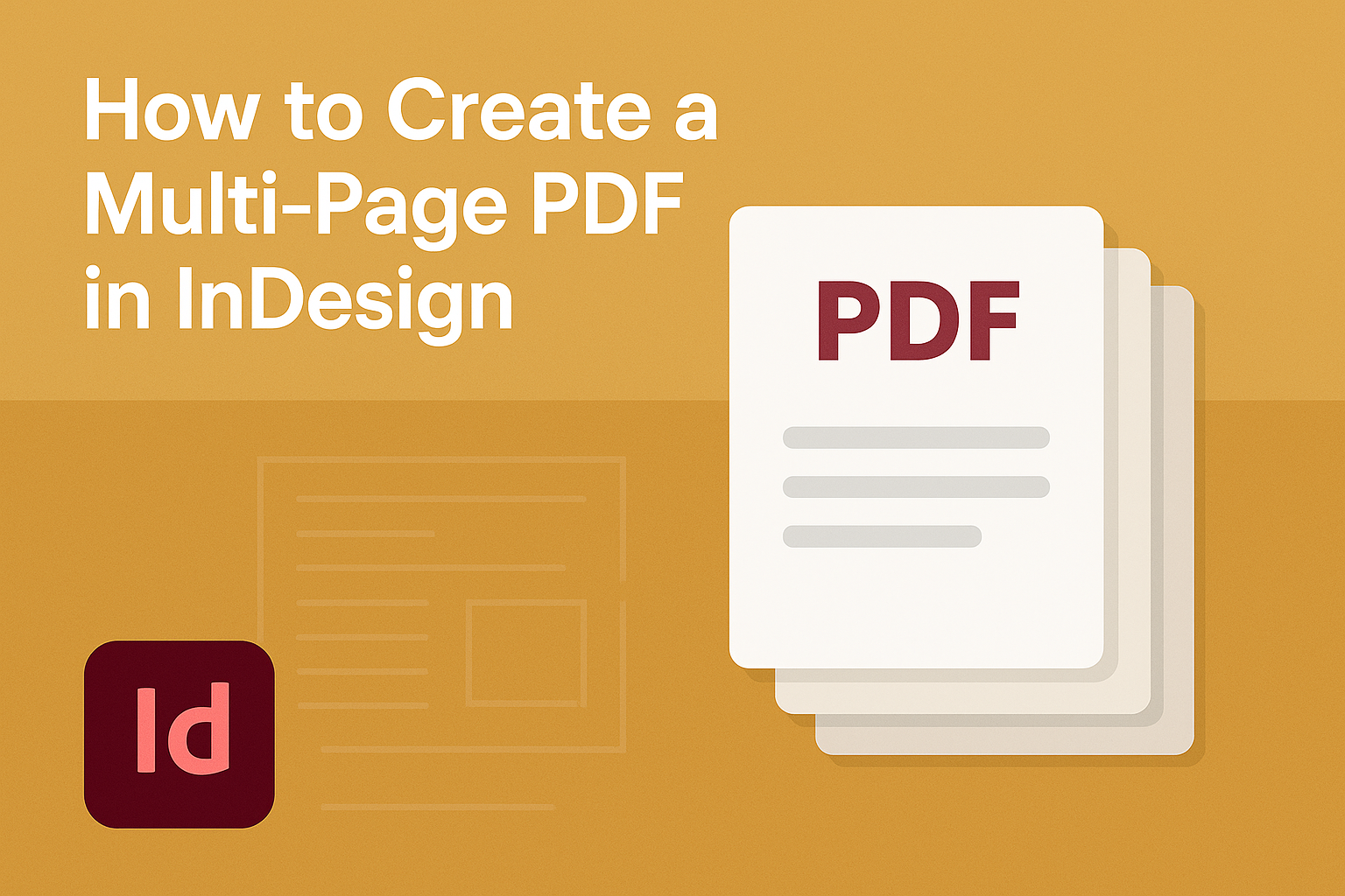 How to Create a Multi-Page PDF in InDesign