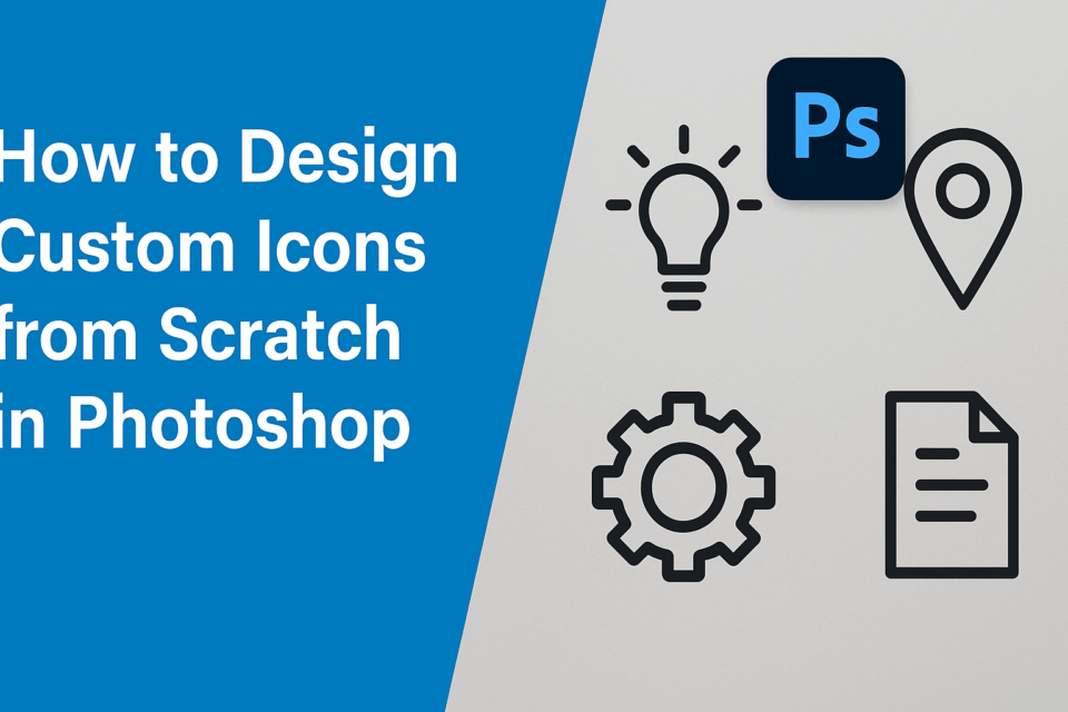 How to Design Custom Icons from Scratch in Photoshop - Graphic Design ...