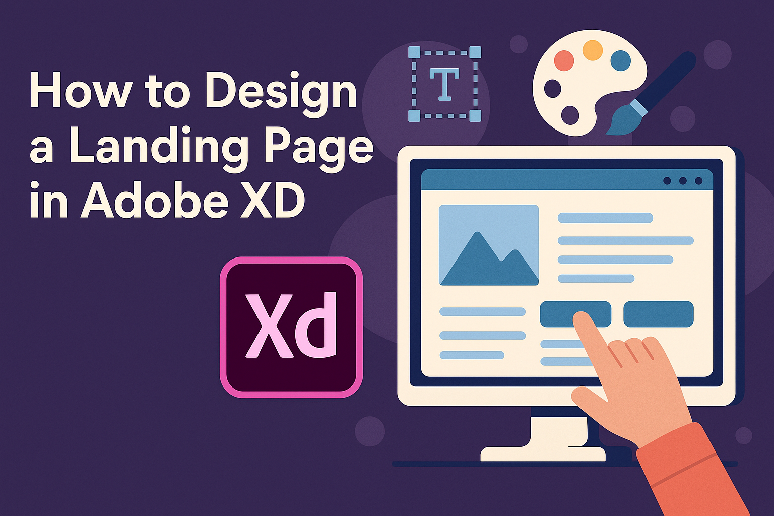 How to Design a Landing Page in Adobe XD