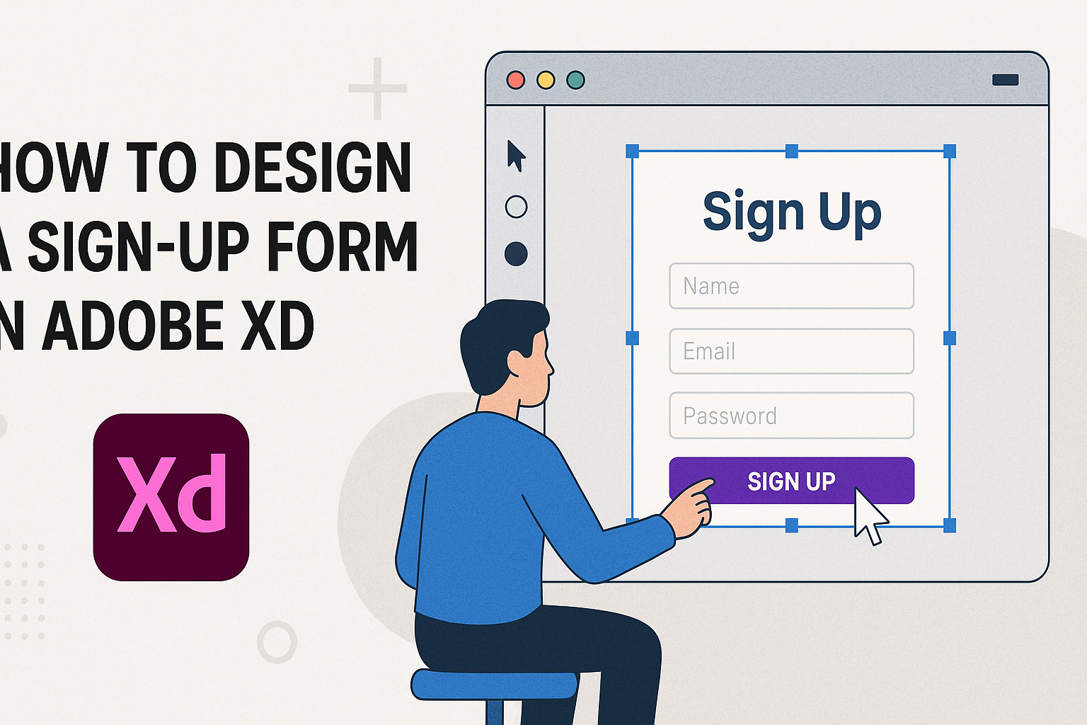 How to Design a Sign-Up Form in Adobe XD