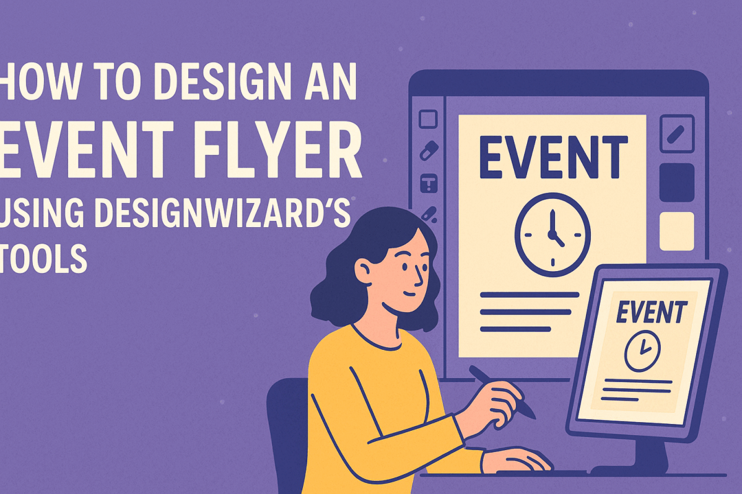 How to Design an Event Flyer Using DesignWizard’s Tools - Graphic ...