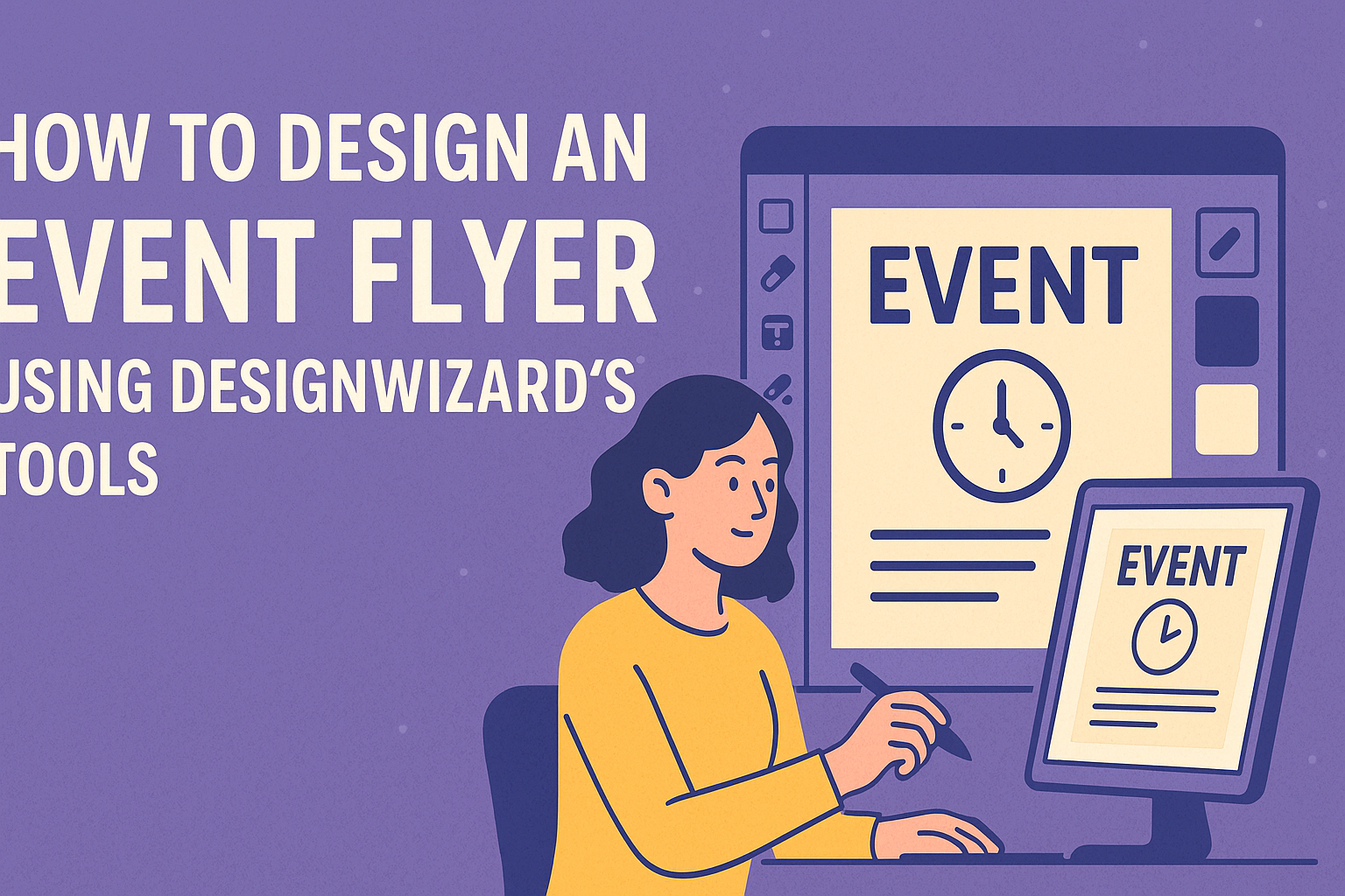 How to Design an Event Flyer Using DesignWizard’s Tools