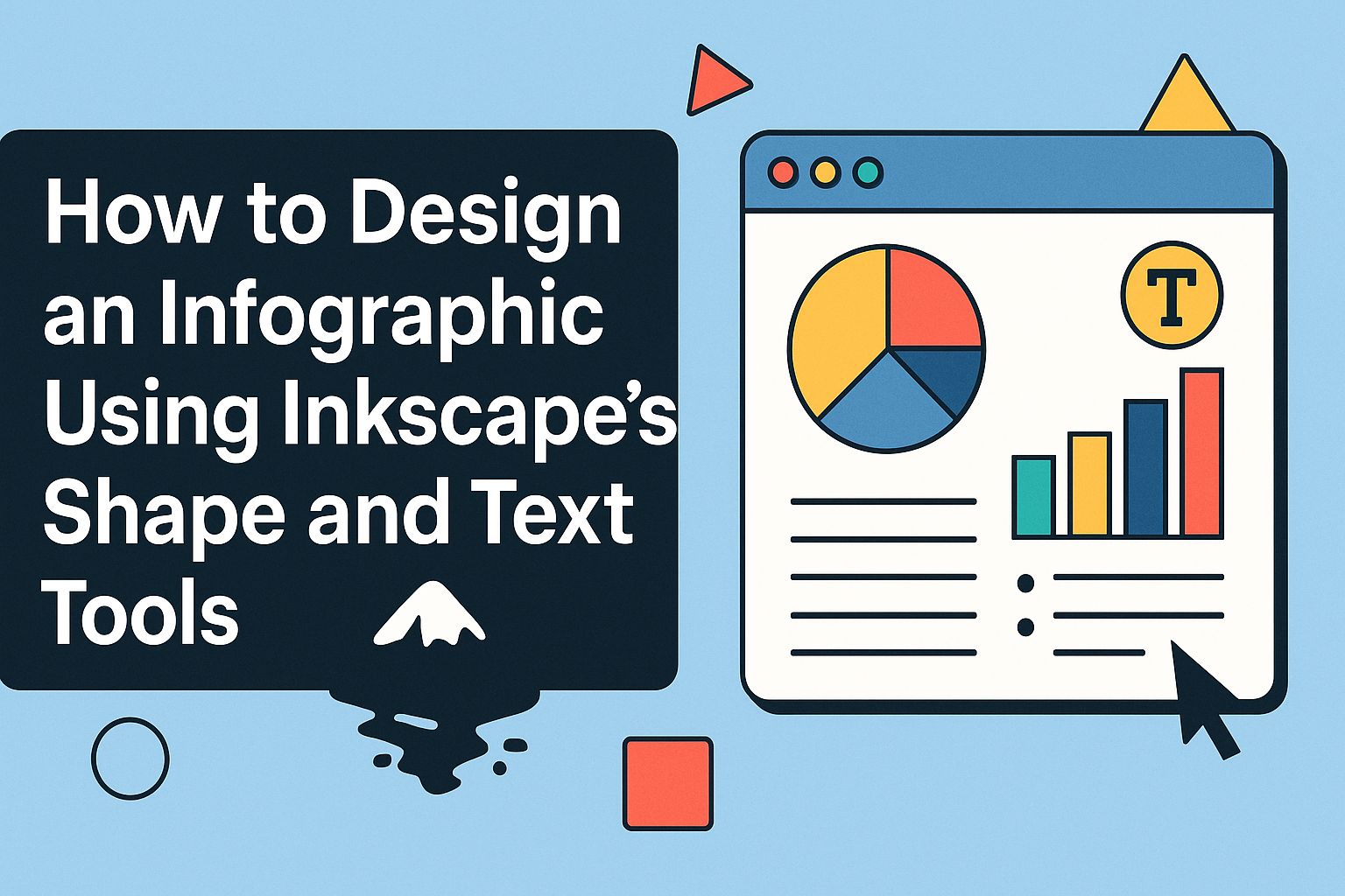 How to Design an Infographic Using Inkscape’s Shape and Text Tools