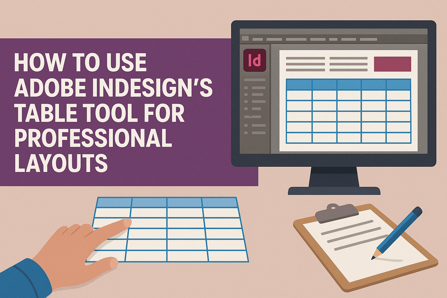 How to Use Adobe InDesign’s Table Tool for Professional Layouts