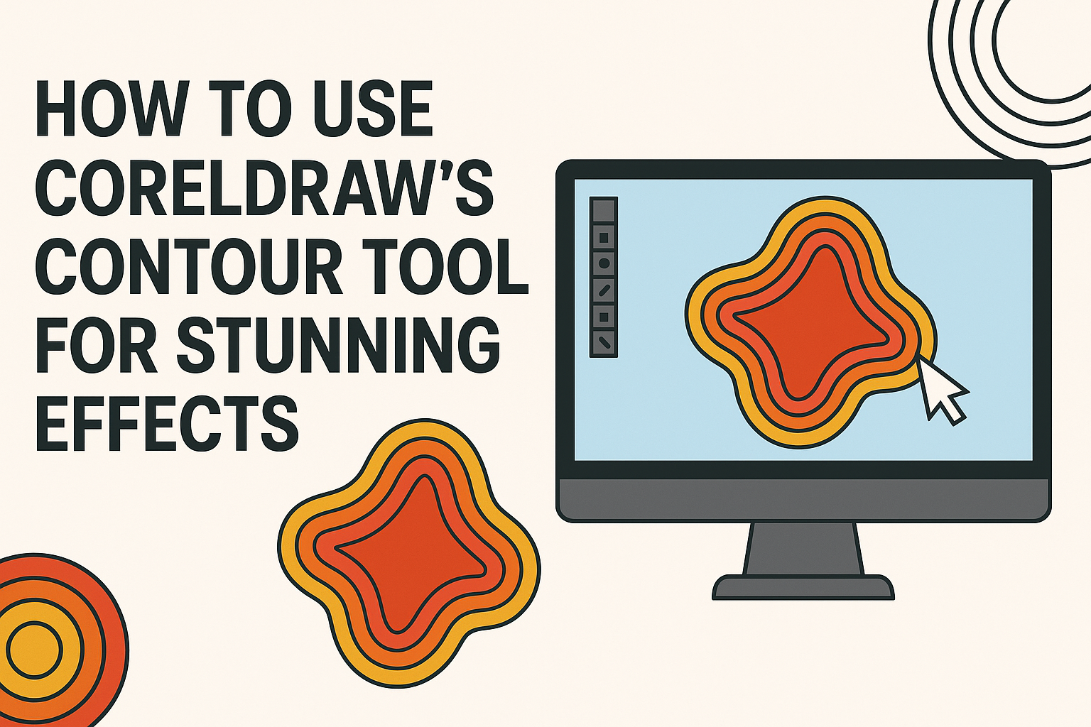 How to Use CorelDRAW’s Contour Tool for Stunning Effects