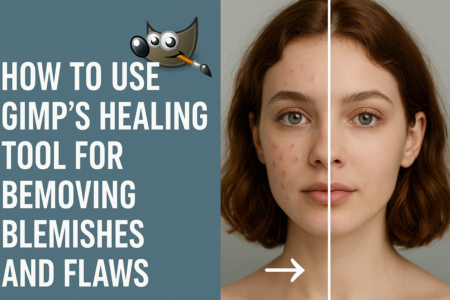How to Use GIMP’s Healing Tool for Removing Blemishes and Flaws