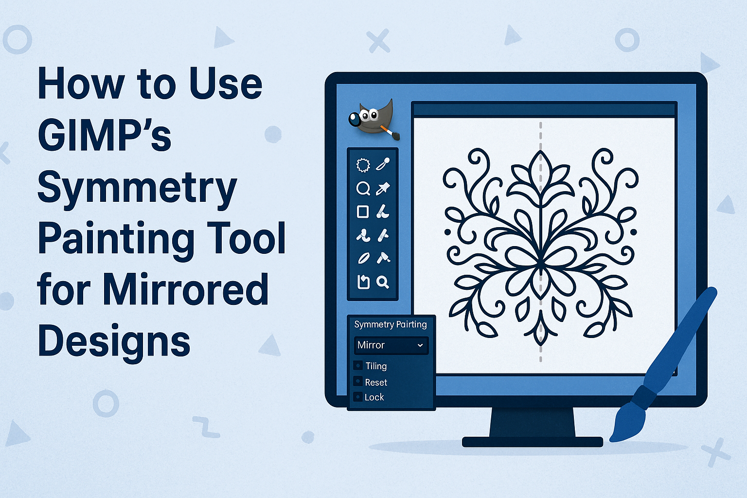 How to Use GIMP’s Symmetry Painting Tool for Mirrored Designs
