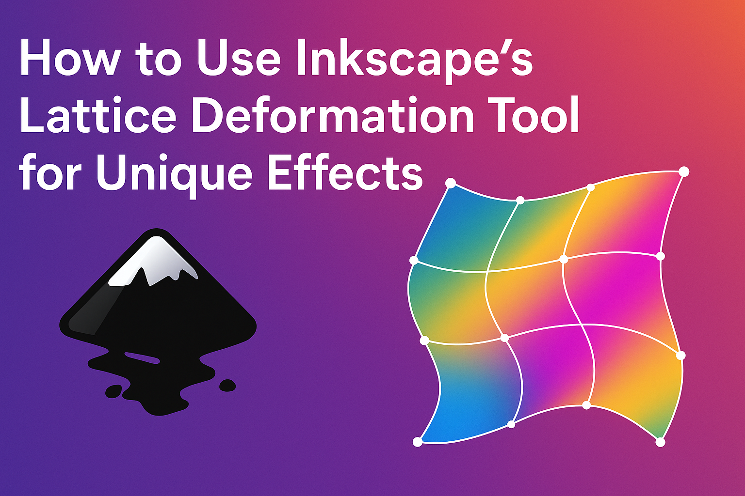 How to Use Inkscape’s Lattice Deformation Tool for Unique Effects