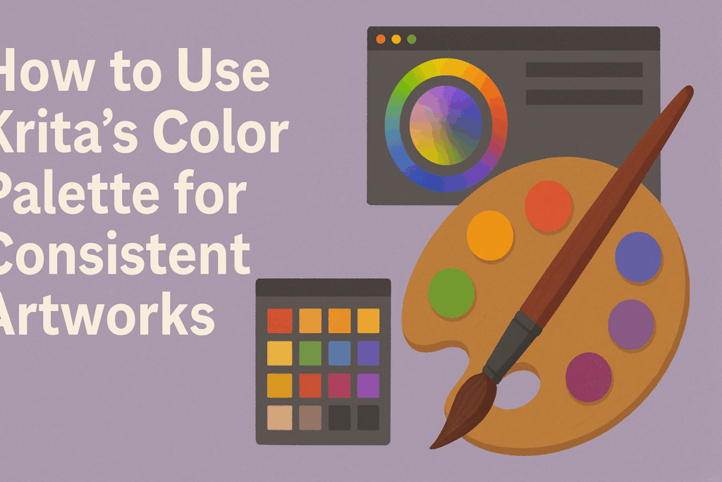 How to Use Krita’s Color Palette for Consistent Artworks