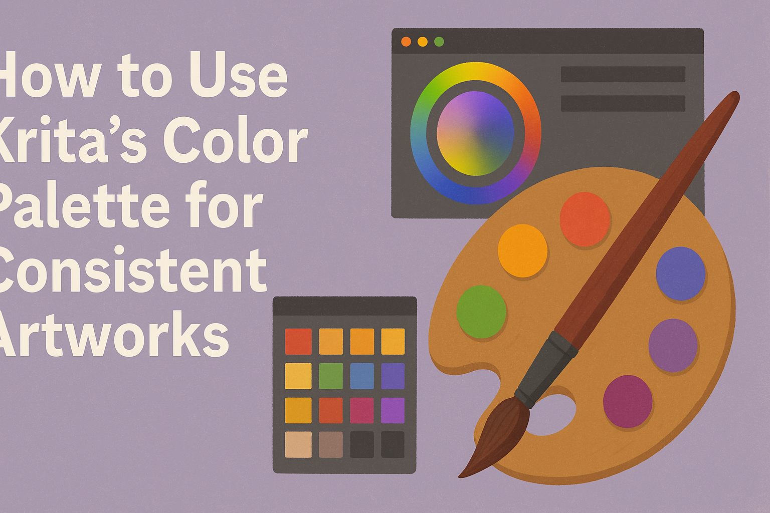 How to Use Krita’s Color Palette for Consistent Artworks