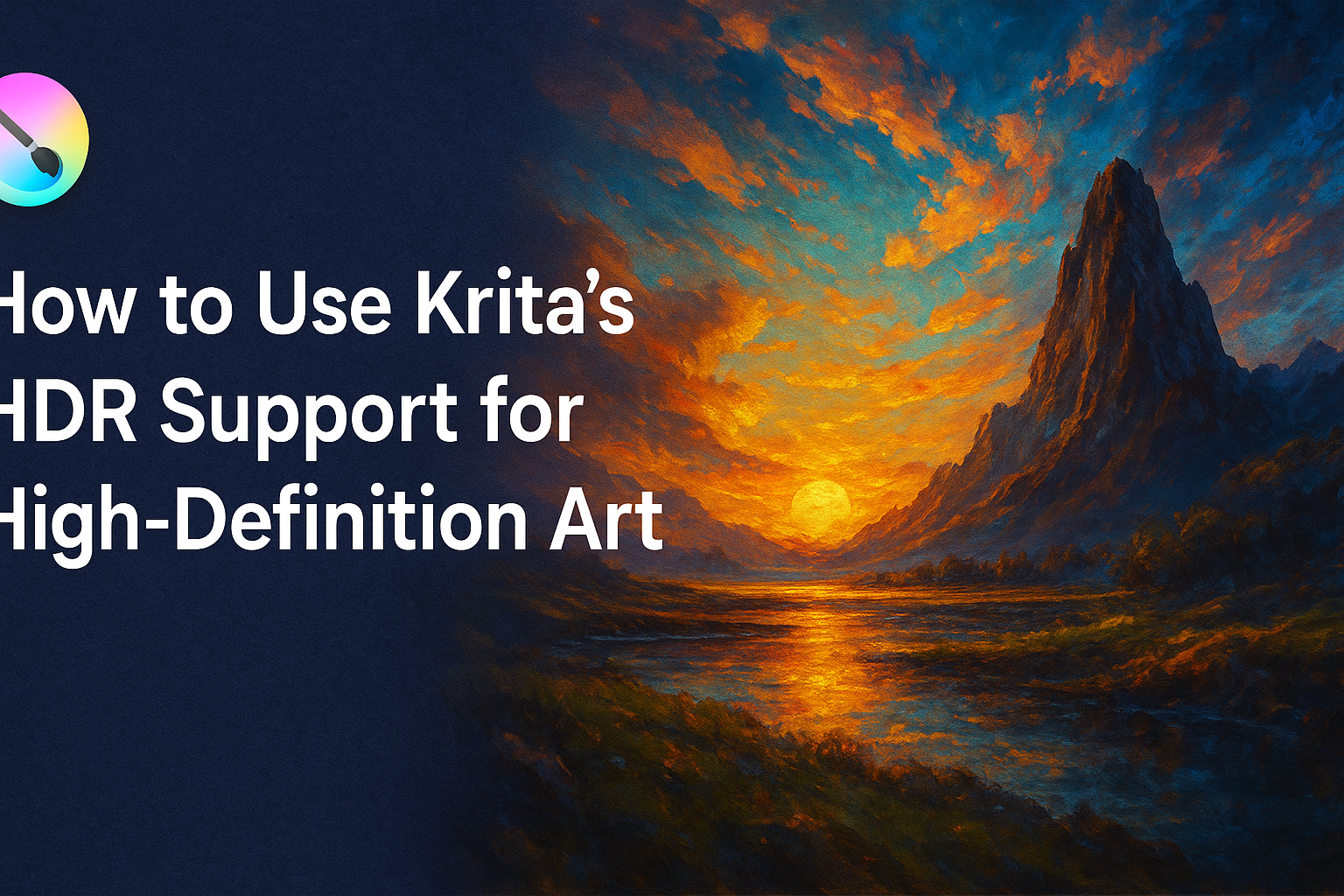 How to Use Krita’s HDR Support for High-Definition Art