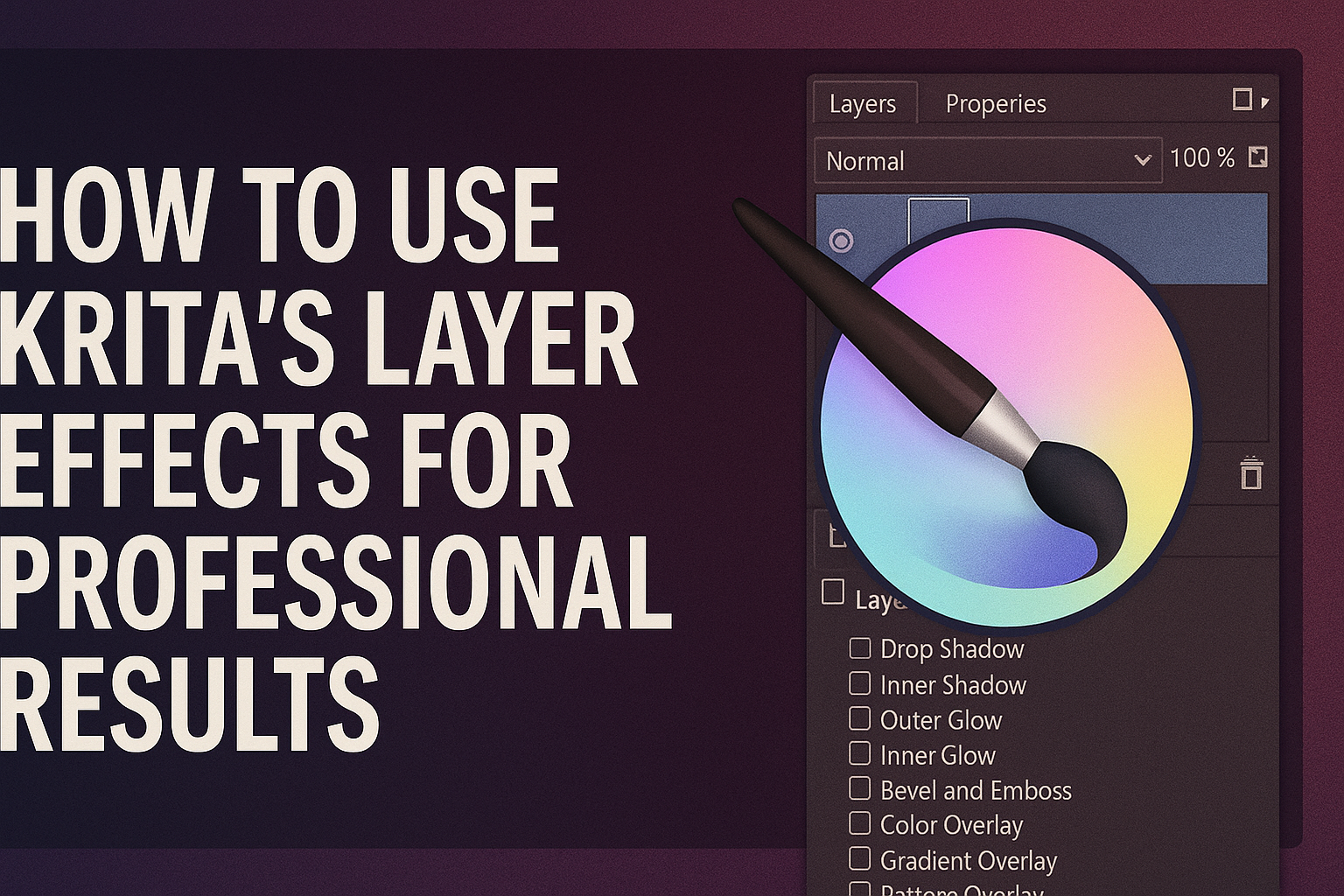 How to Use Krita’s Layer Effects for Professional Results