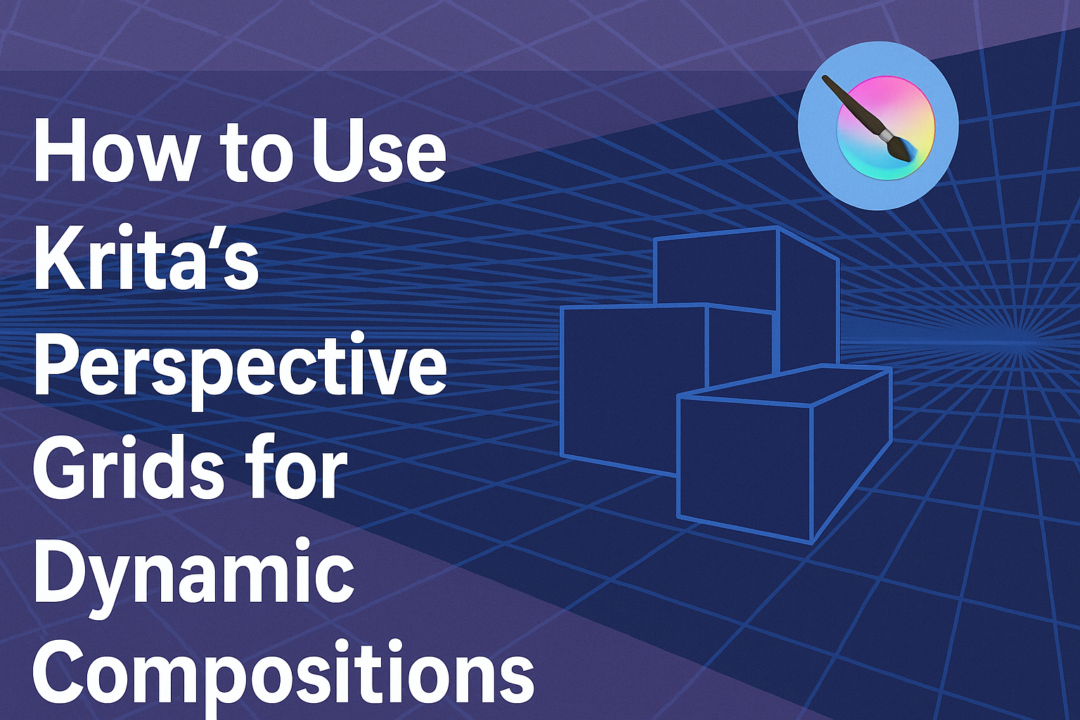 How to Use Krita’s Perspective Grids for Dynamic Compositions
