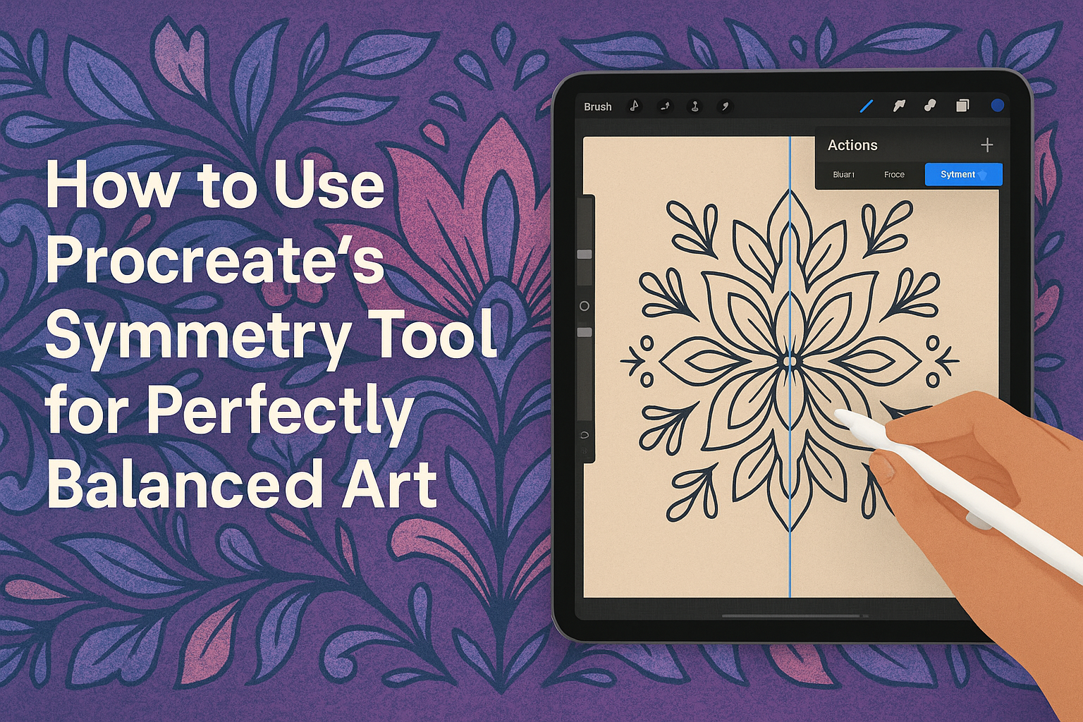 How to Use Procreate’s Symmetry Tool for Perfectly Balanced Art