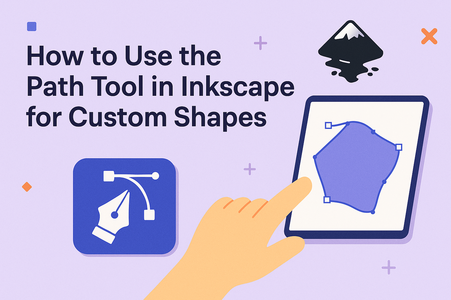 How to Use the Path Tool in Inkscape for Custom Shapes