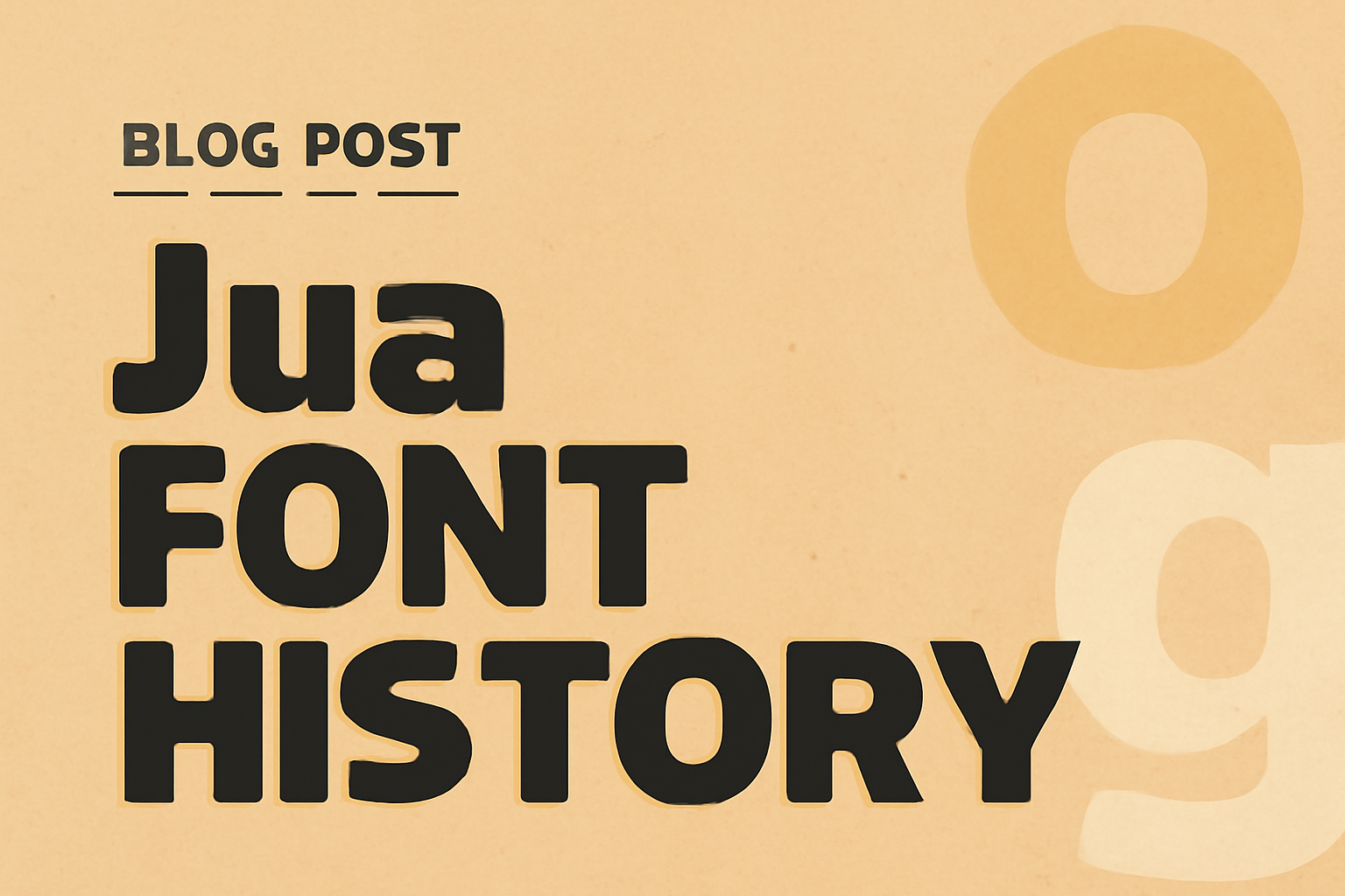 Jua (Font History)