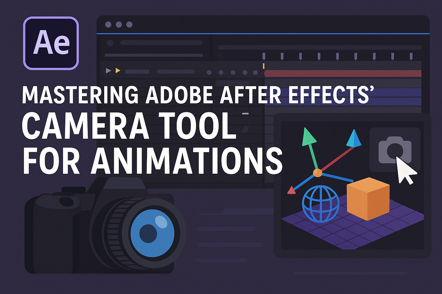 Mastering Adobe After Effects’ Camera Tool for 3D Animations
